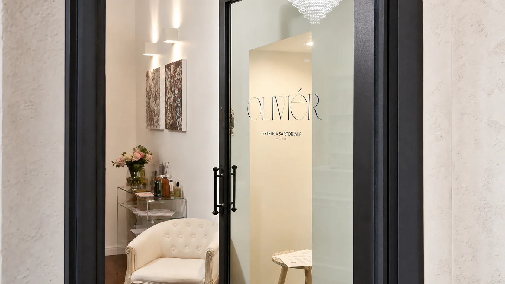 Ingresso di Oliviér Estetica Sartoriale a Roma centro